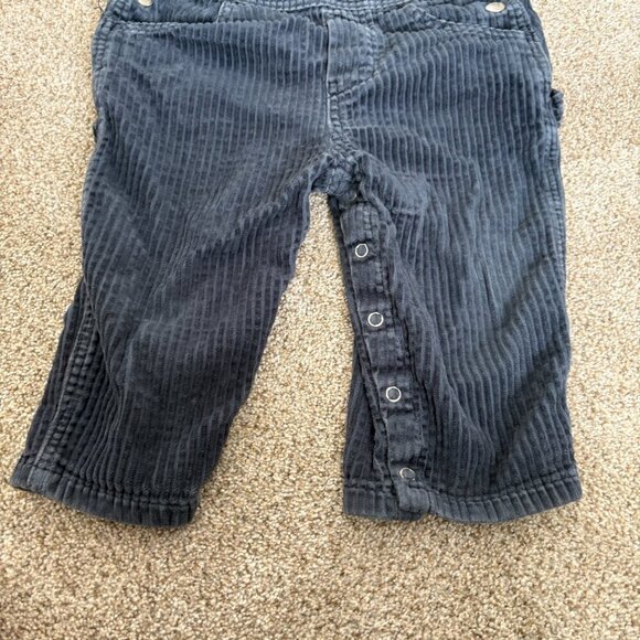 Baby Gap Kids Corduroy Overalls Blue Size 24-30 m - Picture 3 of 8